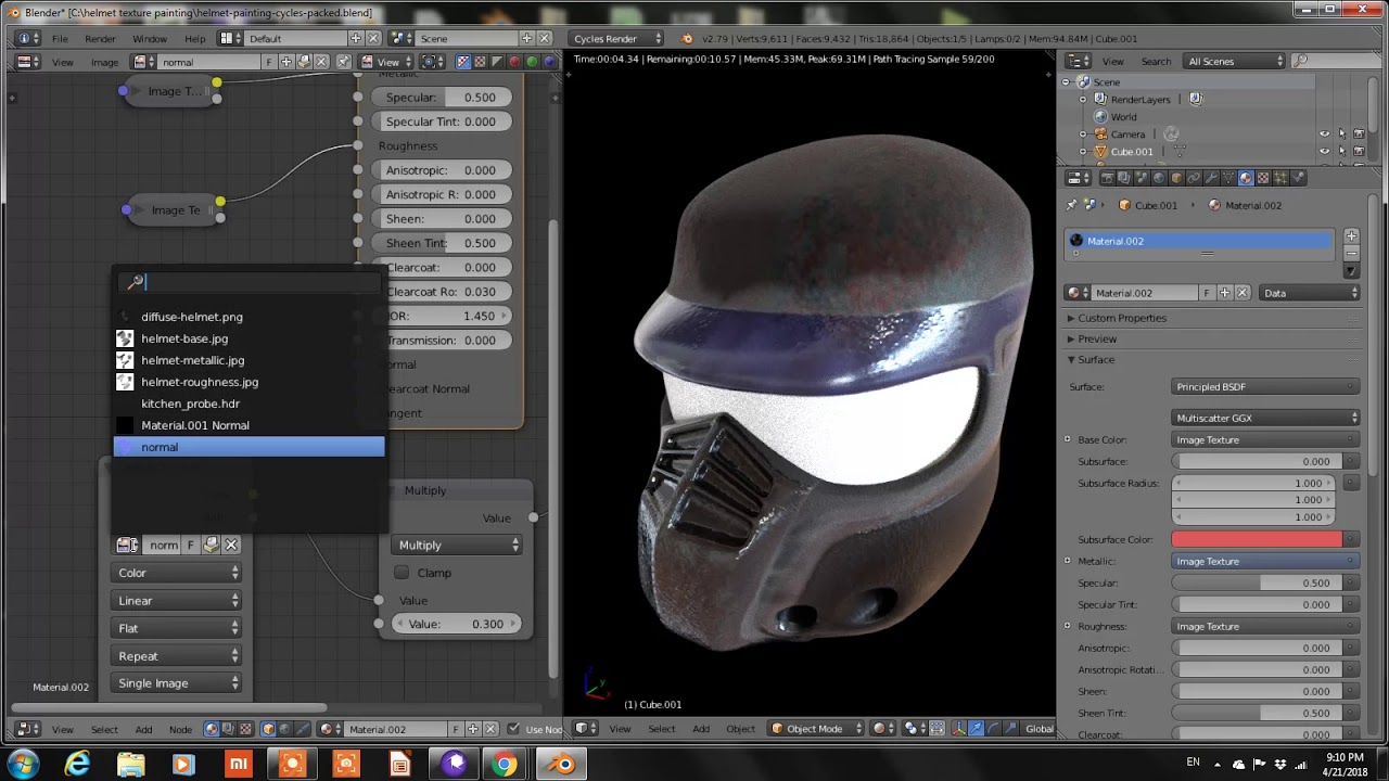 Cycles Principled Shader