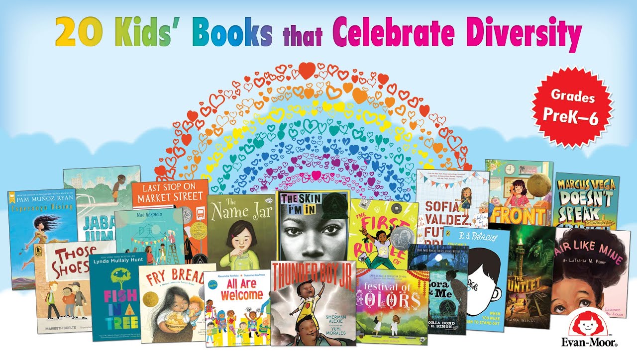 Evan-Moor's 20 Book's that Celebrate Diversity