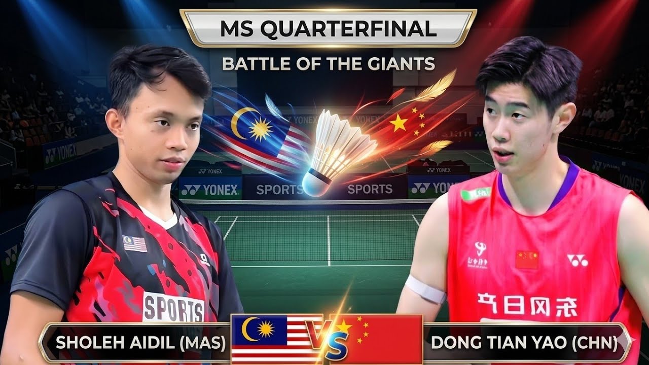 THE ULTIMATE CLASH! Sholeh Aidil face off against Dong Tian Yao | Badminton YSVO 2026