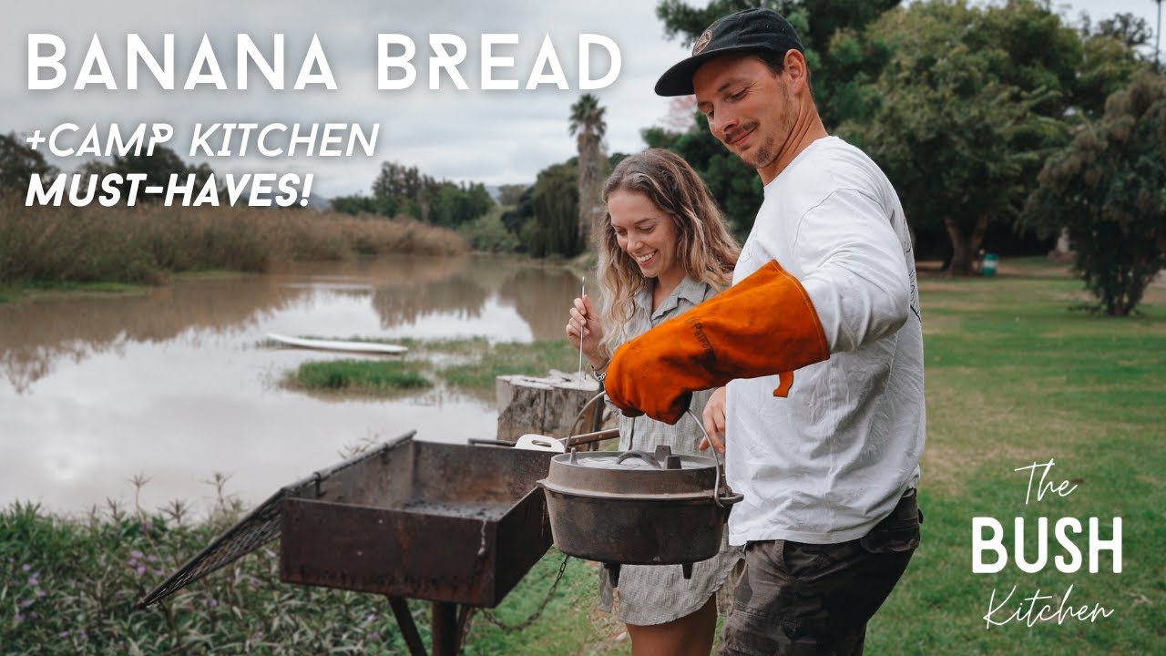 Banana Bread in Potjie Pot / Dutch Oven | Camp Kitchen MUST HAVES! | The BUSH Kitchen