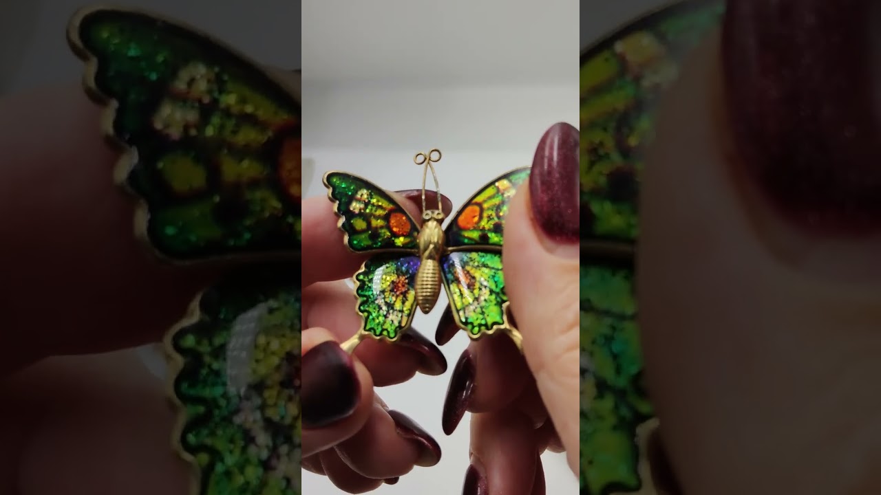 Распаковка винтажных брошей , Часть 1.