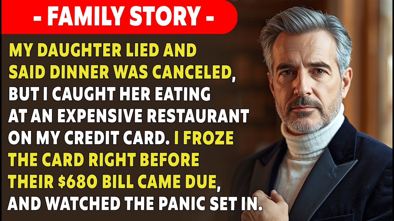 My Daughter Said Dinner Was Canceled, But I Caught Her Eating And Charging My Credit Card