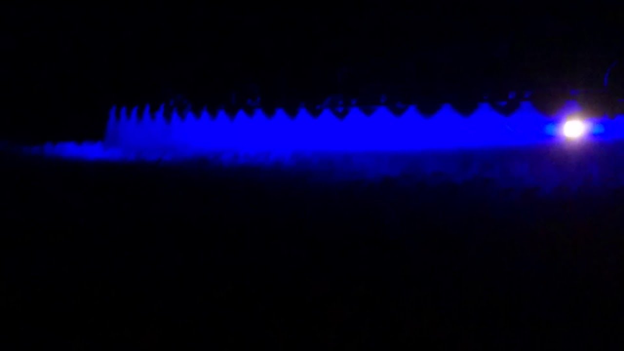 HARDI Navigator at night with blue lights of the boom