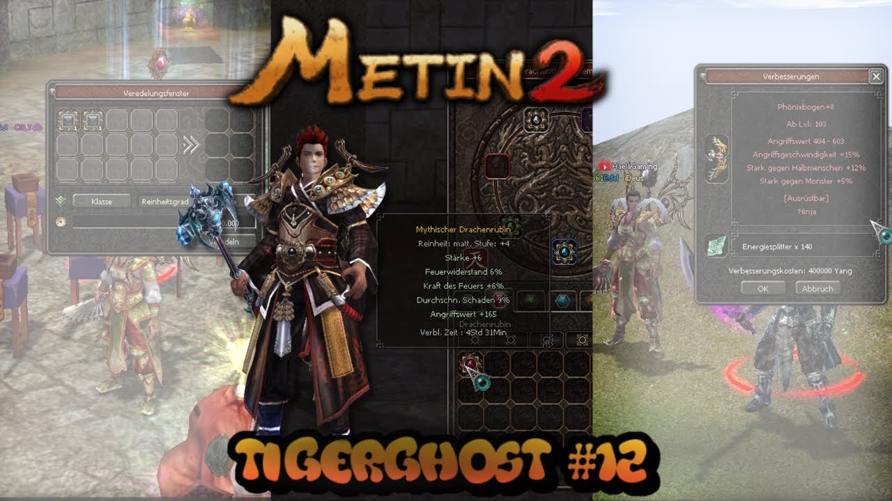 Metin2 Tigerghost [12] - Brilli Onyx ?!, Phönix-Bogen uppen UVM.!