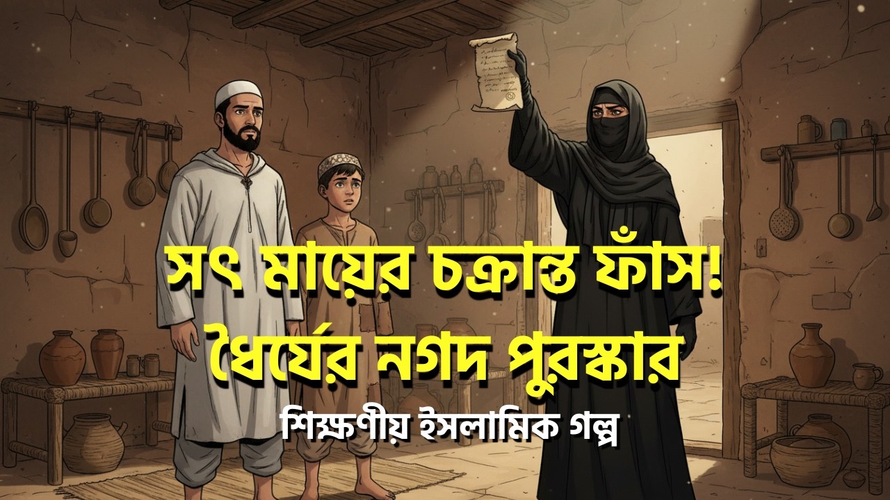 সৎ মার অত্যাচার থেকে মুক্তি | আল্লাহর নগদ পুরস্কার |  শিক্ষণীয় ইসলামিক গল্প IslamicNoorVoiceBangla