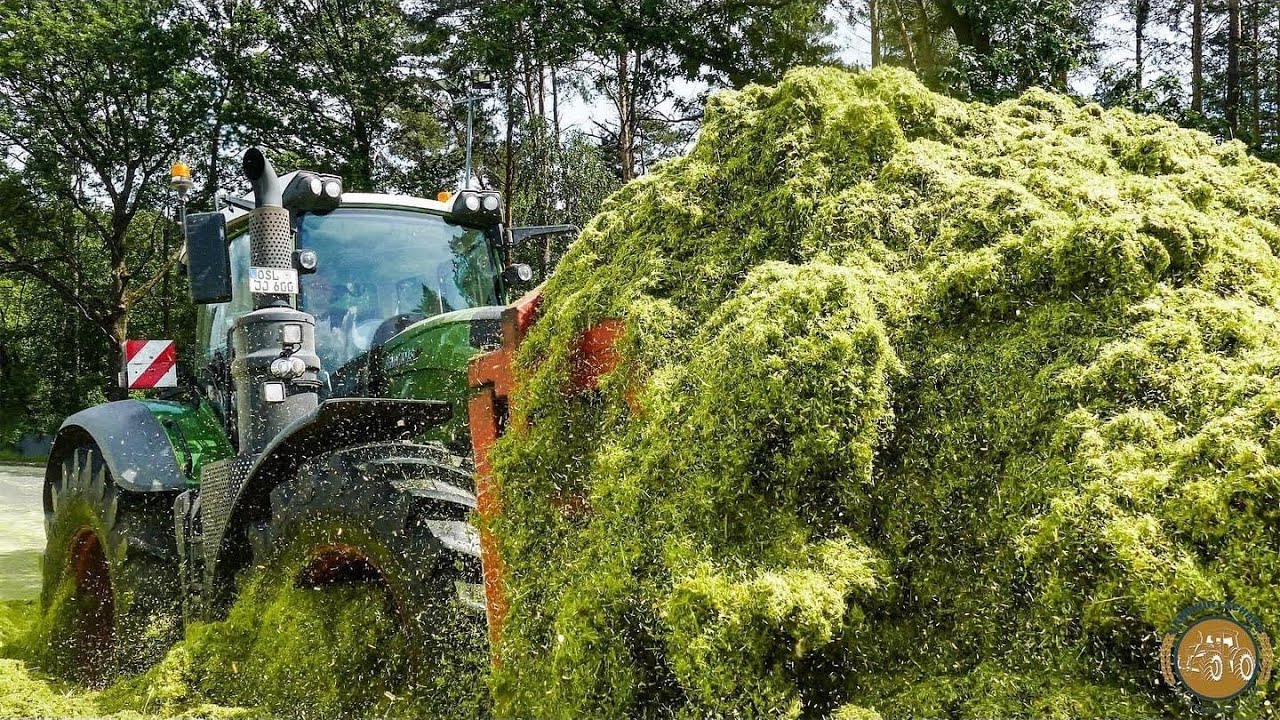 Fendt 1046 Vario /2 Trecker - Silieren-Biogasanlage - Biggest Roggen Ernte - LU J&J