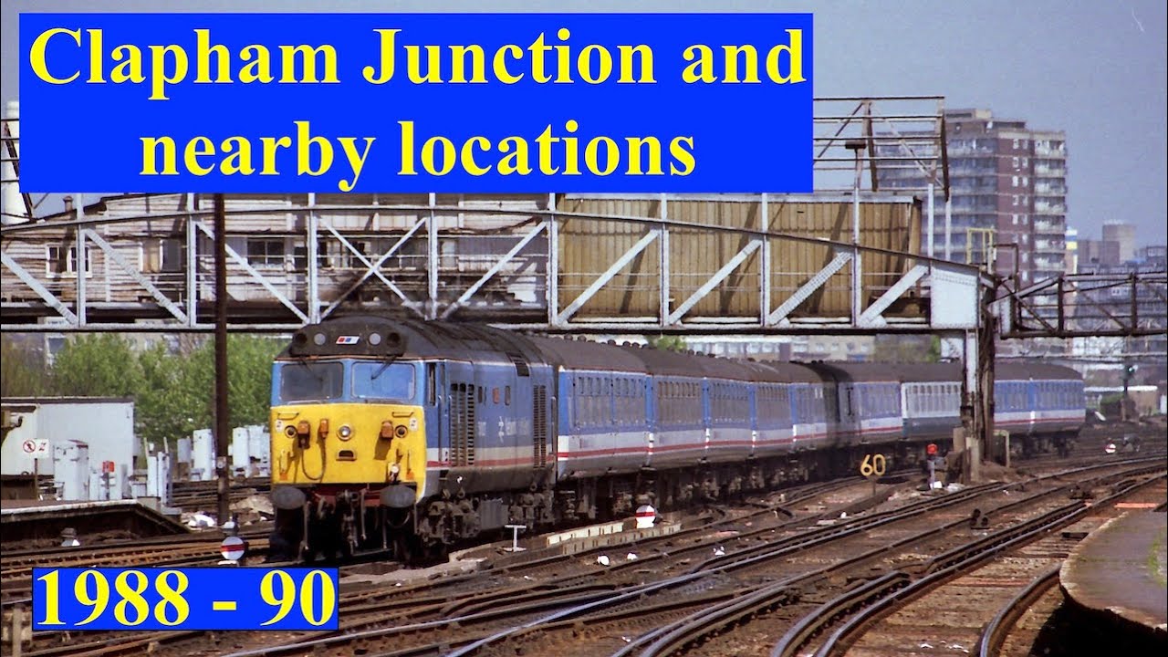 British Rail in the 1980s - Clapham Junction and stations nearby - 1988/90