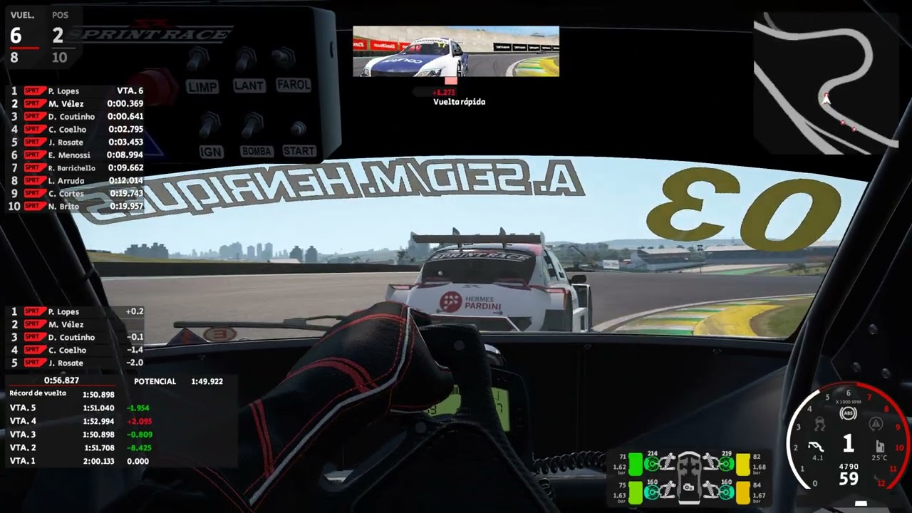 Automobilista 2 con mando - gamepad - controller ⭐ Interlagos con Sprint Race