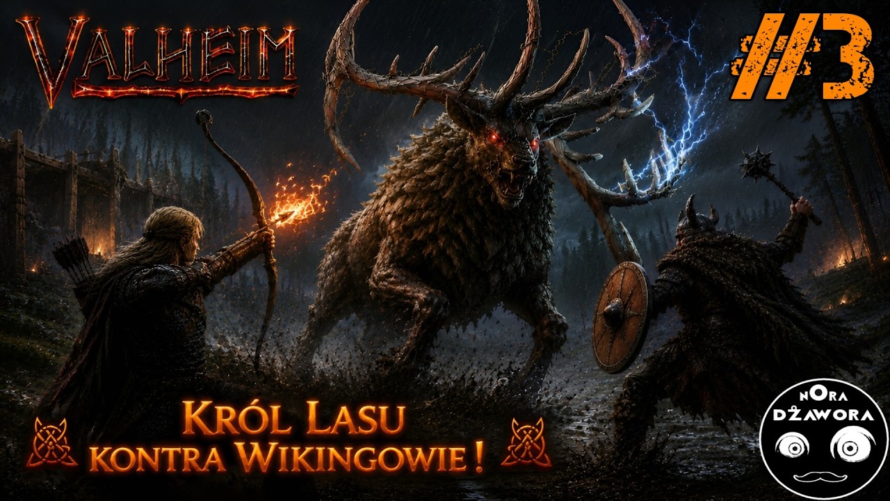VALHEIM #3 / GAMEPLAY PL / KR&Oacute;L LASU KONTRA WIKINGOWIE !