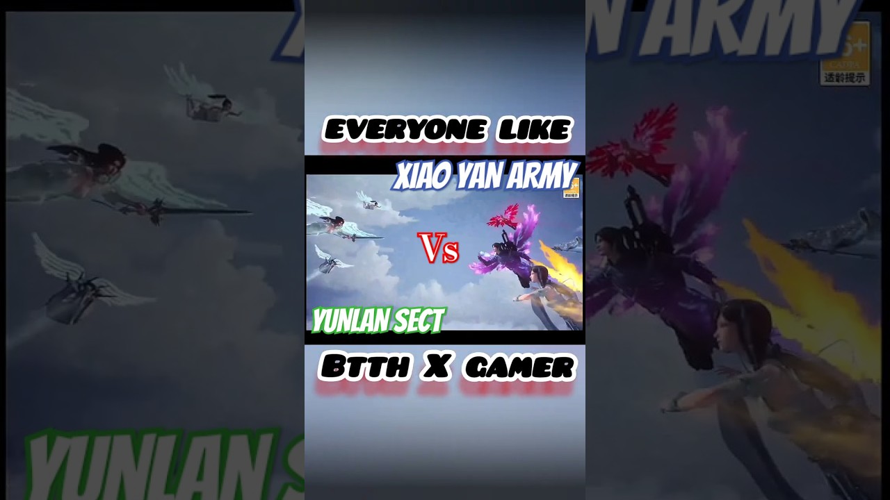 💜XIAO YAN ARMY VS YUNLAN SECT IN BTTH GAME@BTTHXGAMER #viralshorts #trendingshorts  #btthpreview💜