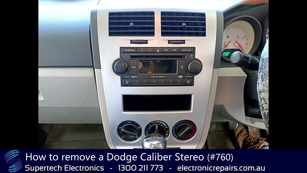 How to remove a Dodge Caliber Stereo (#760)