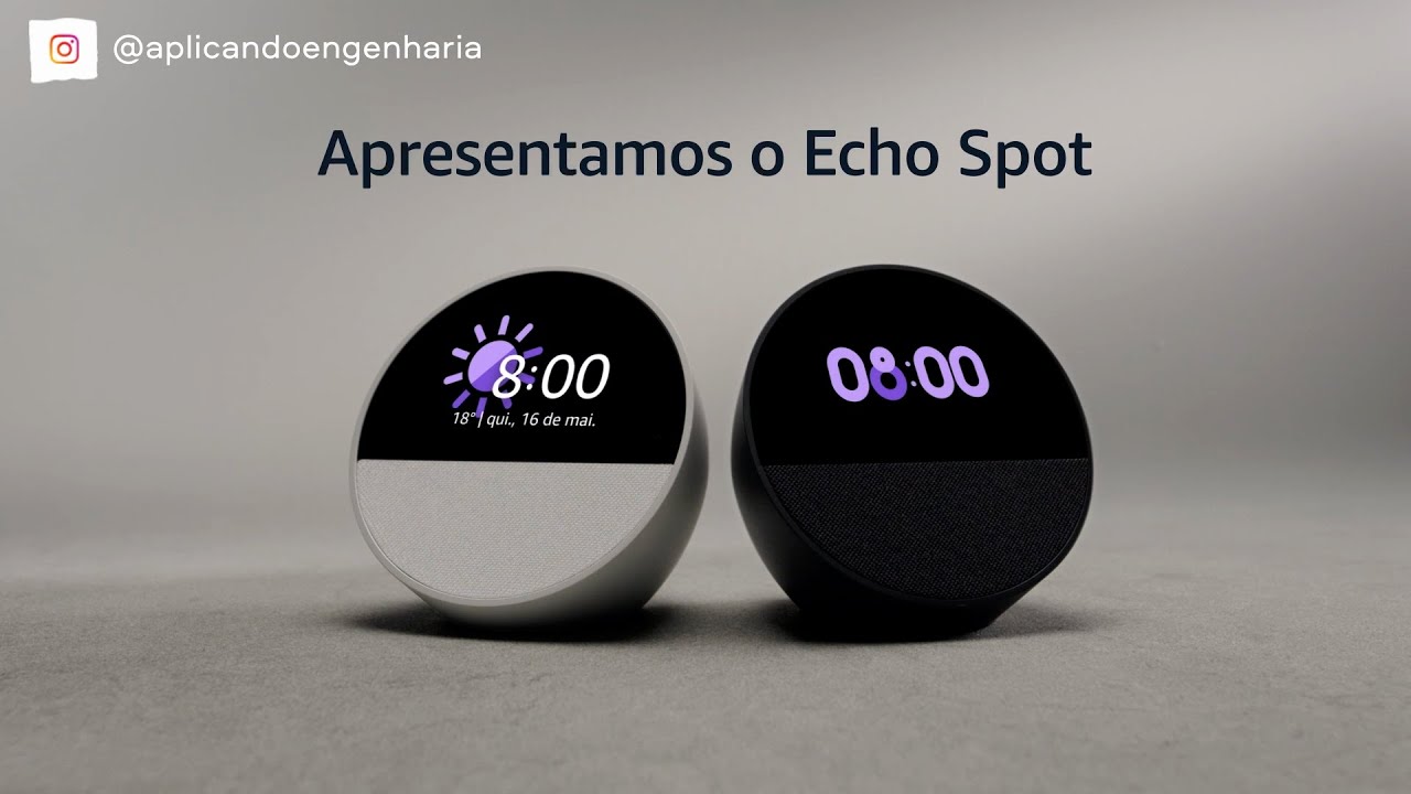 Echo Spot Alexa 2024 o mais novo lançamento Amazon review e unboxing.