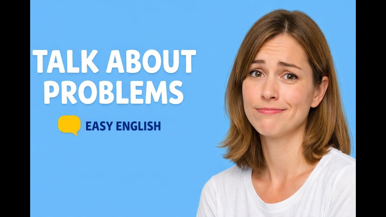 Learn English Talking About Problems | Easy English Conversation for Beginners
