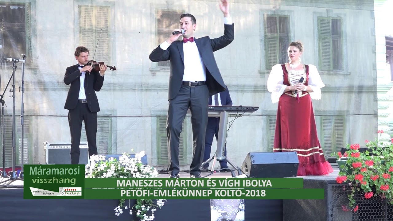 Maneszes Márton és Vígh Ibolya közös fellépése Koltón - Petőfi-Emlékünnep 2018