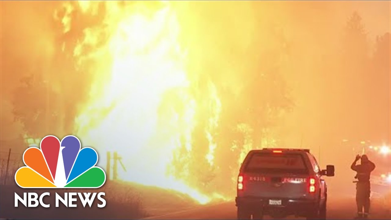 Wildfire Explodes Near Yosemite National Park