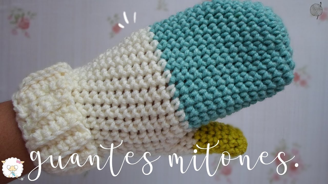 Guantes mitones a crochet | Mittens