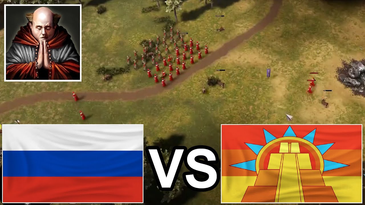 Aizamk using PRIESTS to WIN the fight! [Age of Empires 3: Definitive Edition]