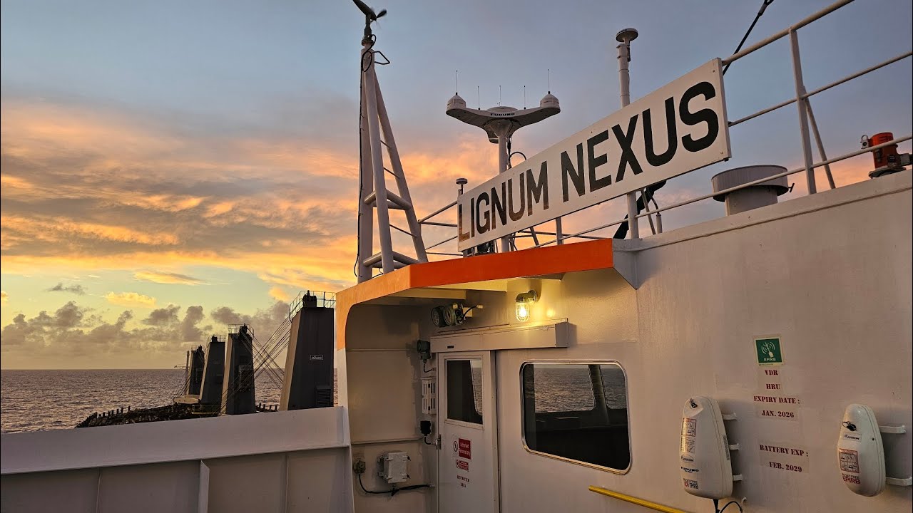 What's it like on board an almost BRAND NEW cargo ship? | MV Lignum Nexus