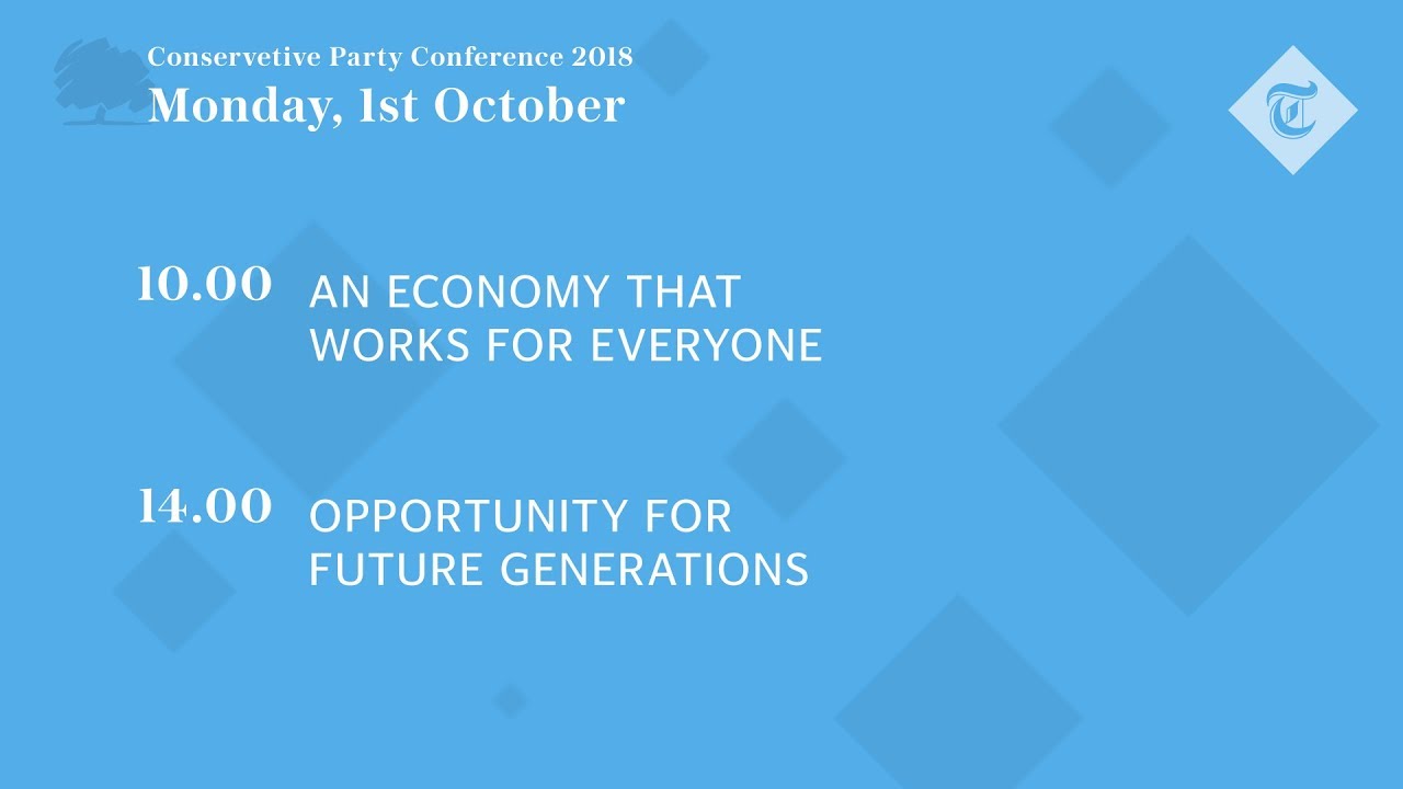 Conservative Party Conference 2018: Monday PM - watch again