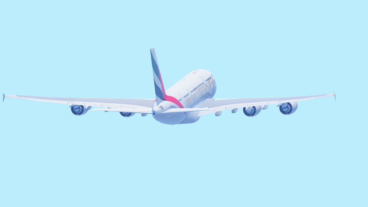 Emirates - 50th Anniversary Airbus A380-800 takeoff DXB/OMDB RWY 12R (Infinite Flight)