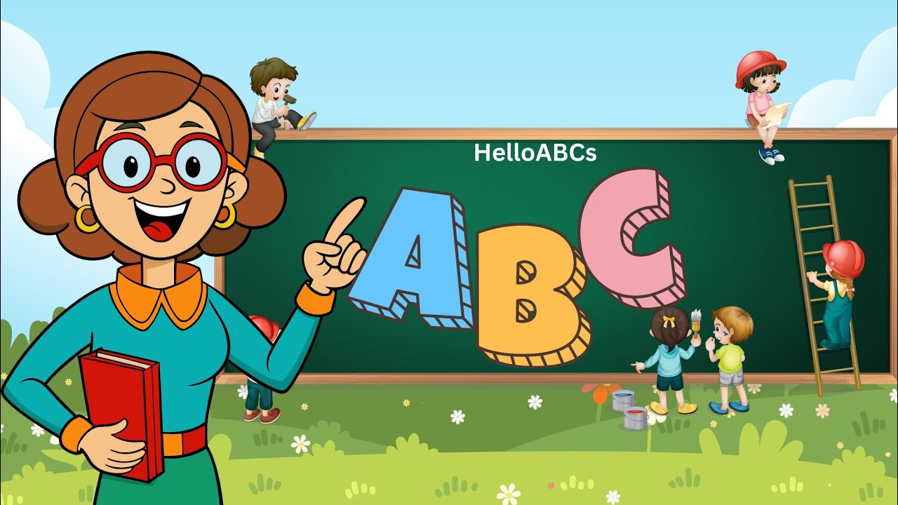Изучаем простой алфавит для детей и малышей | ABC для детей @HelloABCs #abc #alphabet #abcforkids...