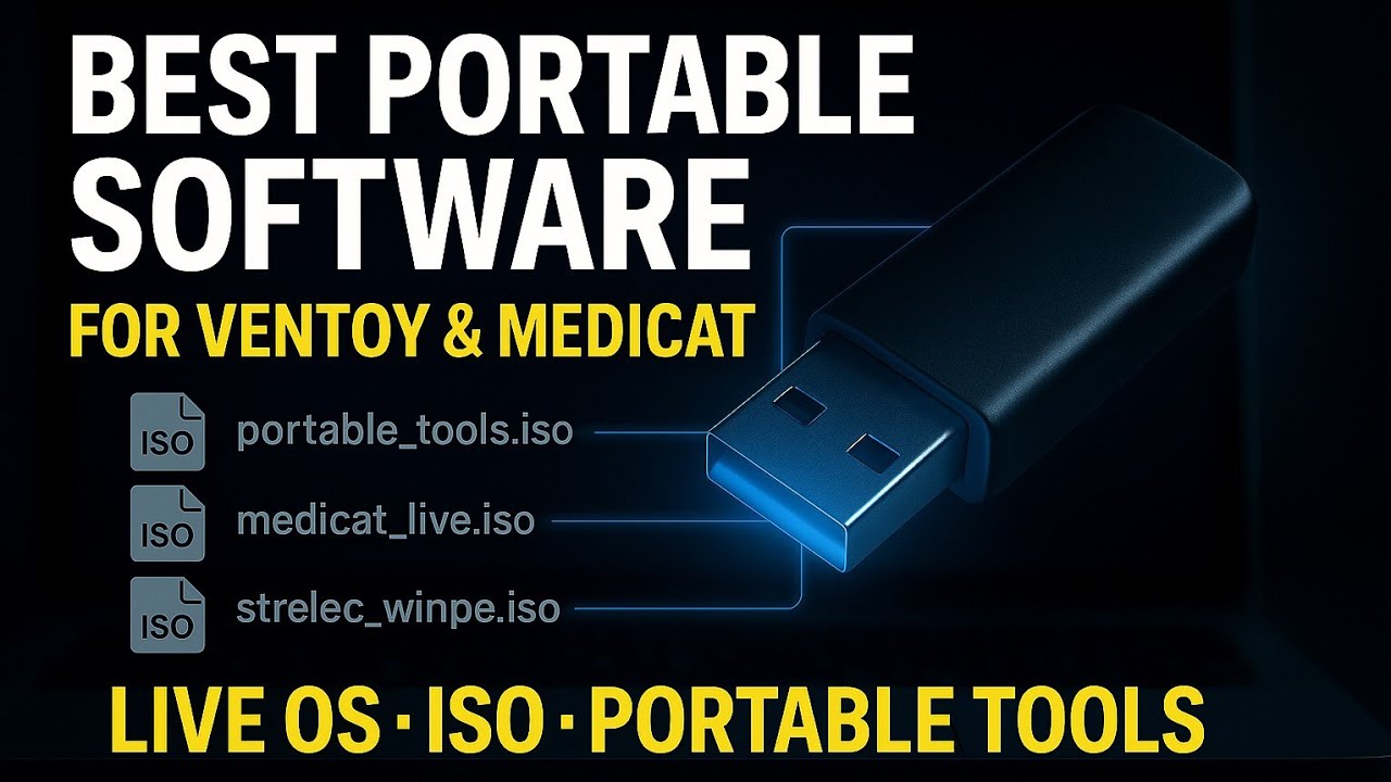 Make Ultimate Bootable USB 🔥 Add Portable Software & ISO Files