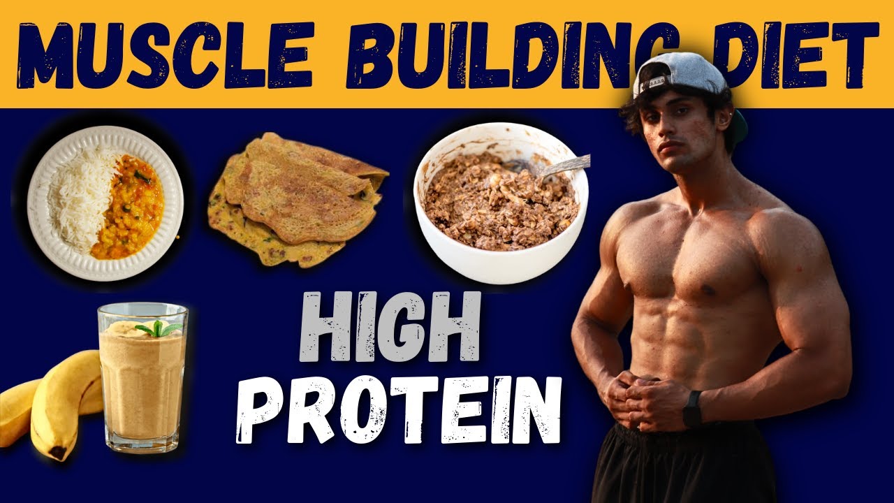 Simple 4 meals for Muscle gain | Full day of Eating