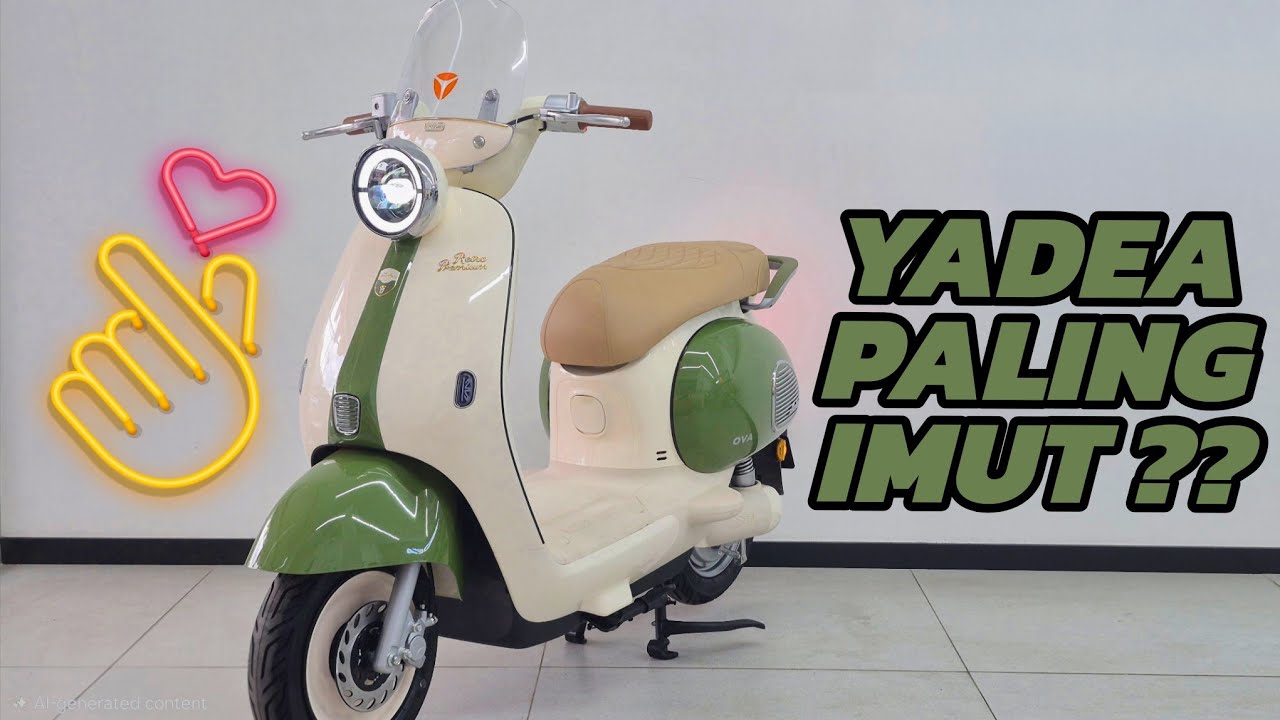 BARU LAGI DARI YADEA‼️SEPEDA LISTRIK NYENTRIK BIKIN BUNDA MAKIN CANTIK‼️YADEA OVA