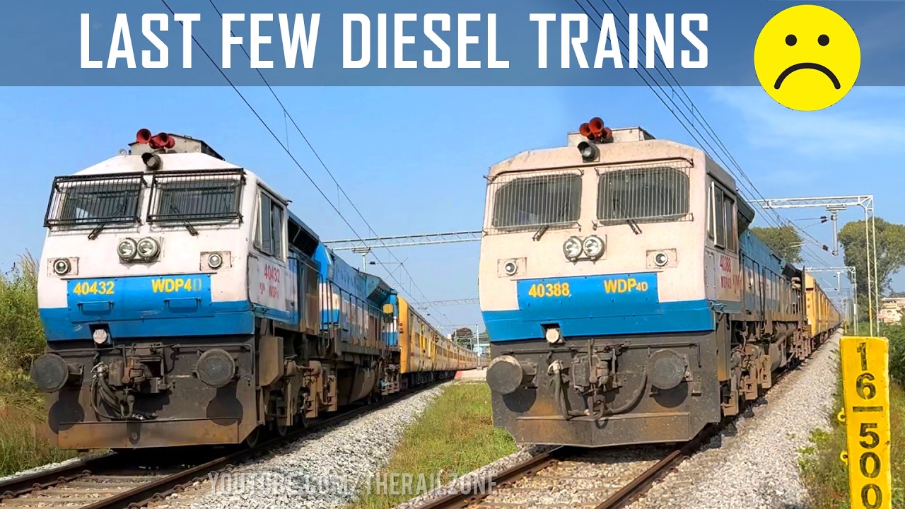 Last few DIESEL Trains 😢from Bangalore | GOING FOREVER! | EMD Action Railgadi | Train Videos | Train
