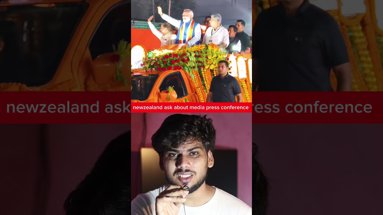 Newzealand ask about  pm modi media press conference #ModiAustralia #bjp #Modi