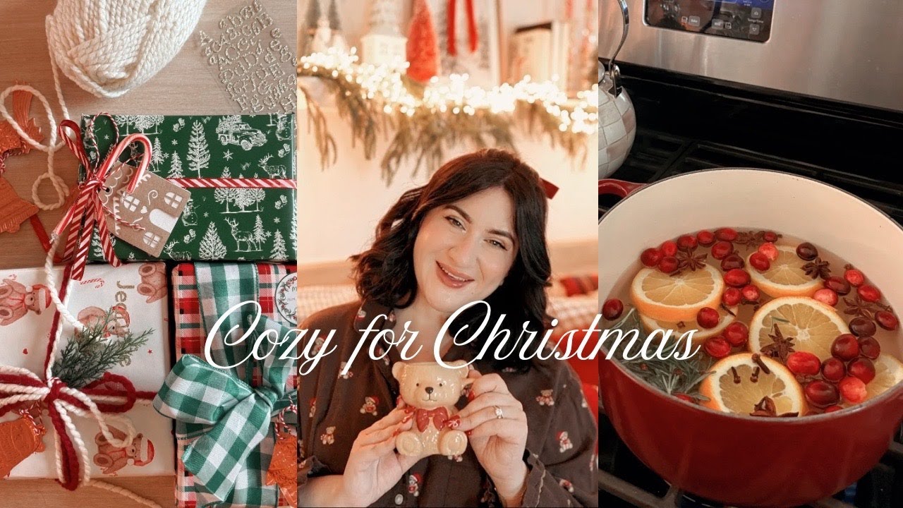 Cozy For Christmas 🎄🧸❄️ holiday crafting, christmas shopping,  gift wrapping, puzzling & more!