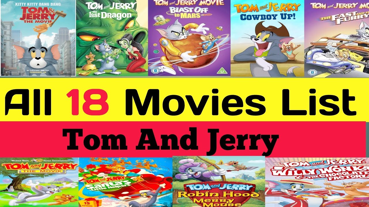 Tom And Jerry All 18 Movies List In Hindi #tomandjerry