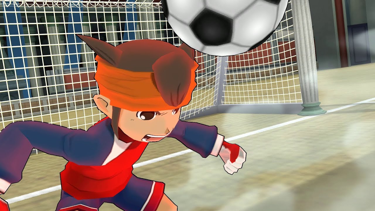 Inazuma Eleven GO Strikers 2013 Custom Little Giants против Inazuma Legend Japan (хаки для Dolphin)