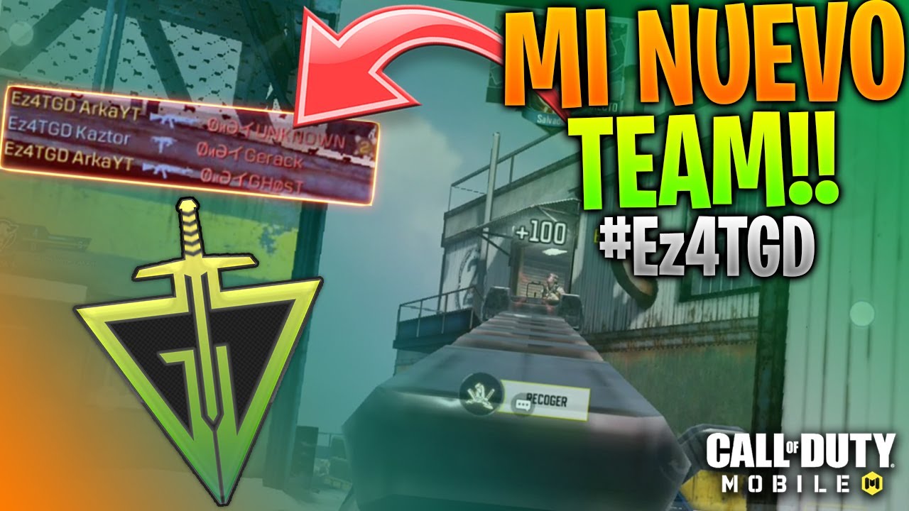 EL DEBUT DE MI NUEVO EQUIPO EN COD MOBILE! *TheGreenDorito* #Ez4TGD