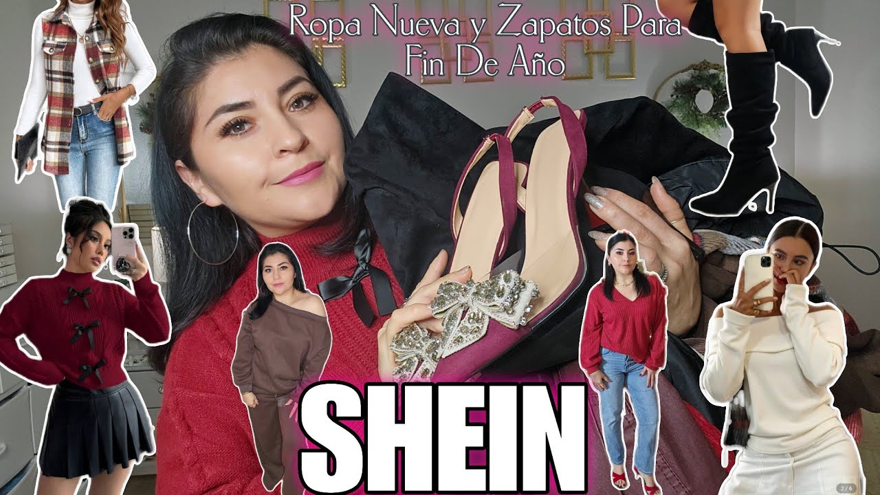 SHEIN HAUL 😍✨️🎄ROPA NUEVA y ZAPATOS ✨️EL ÚLTIMO VIDEO DEL AÑO‼️