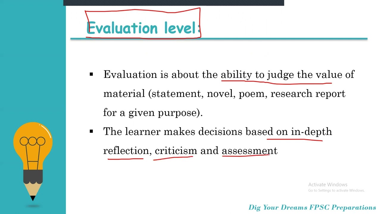 FPSC Education portion series by DYD lecture 2