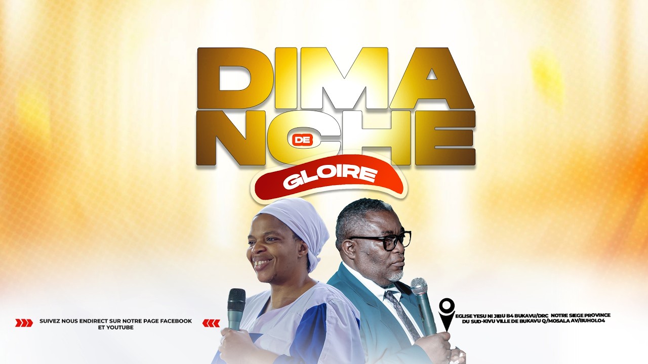 DIMANCHE DE GLOIRE EGLISE YESU NI JIBU BUKAVU DRC💫