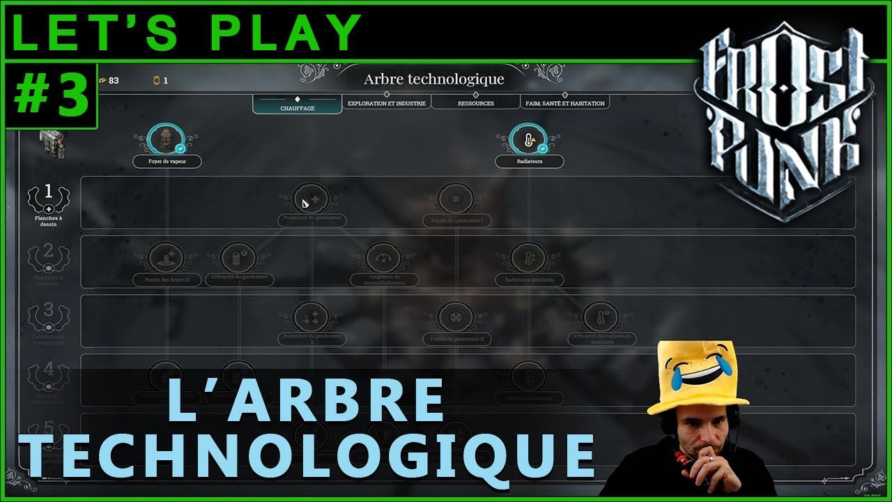 #3. L'arbre technologique &rarr; Frostpunk (let's play gameplay fr)