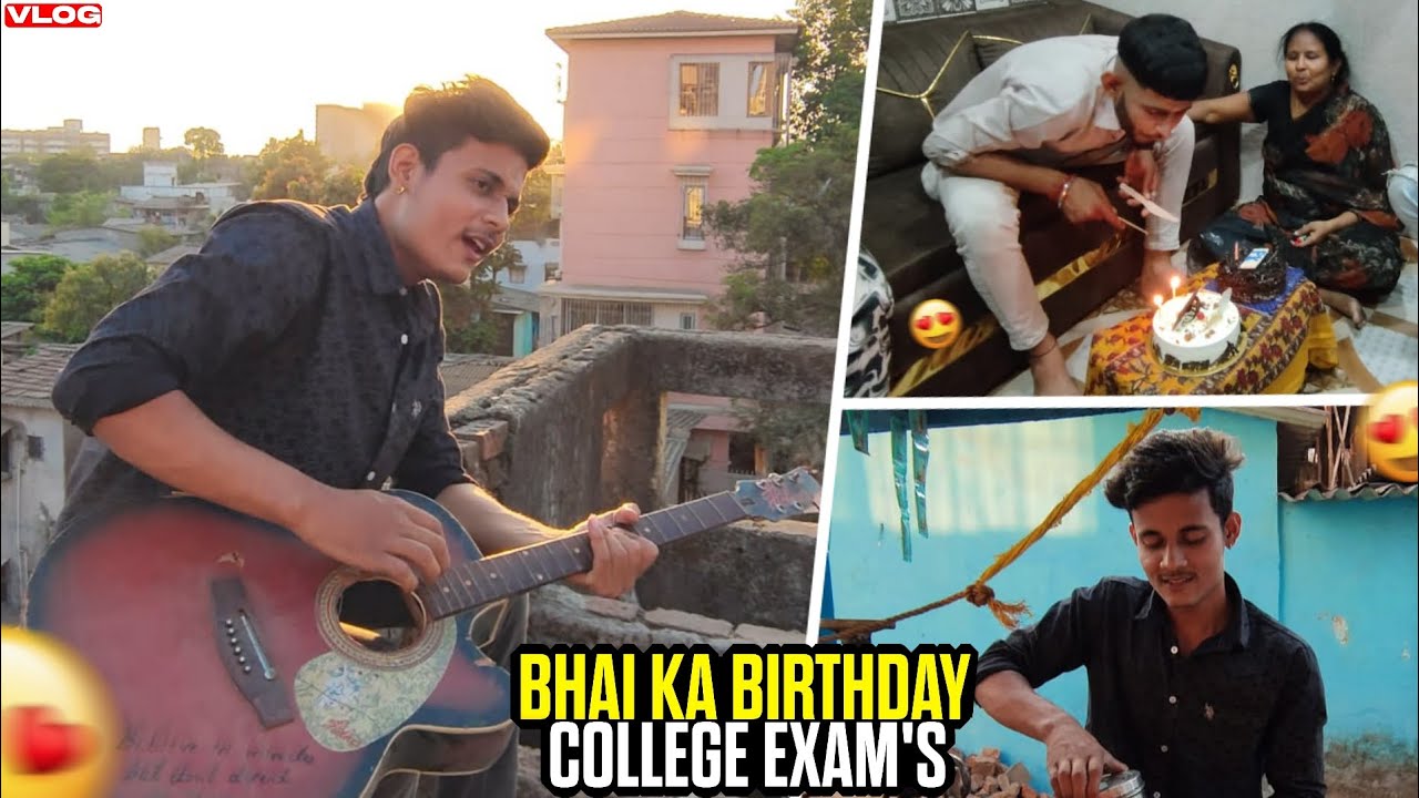 Exam 😬 stress + Birthday Celebration | Full Day Vlog 😲 