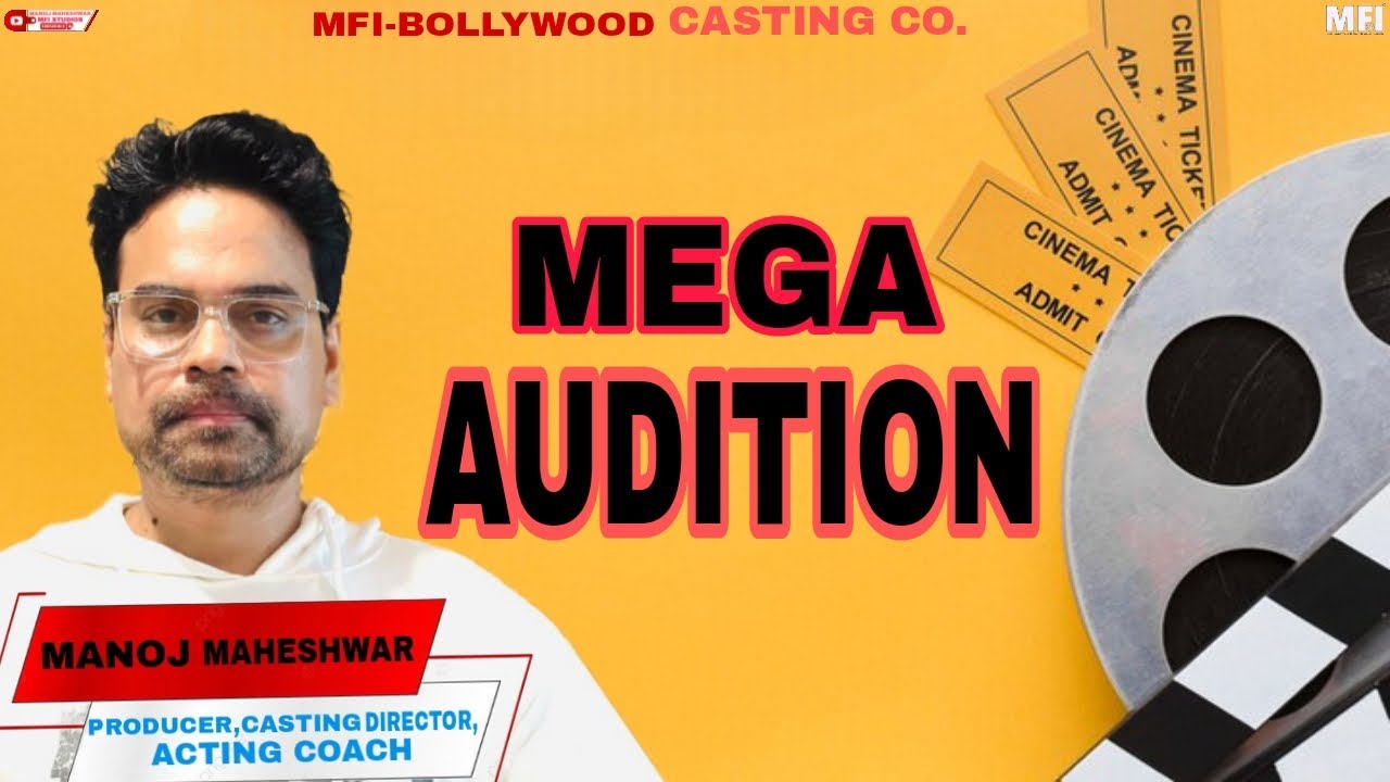 MEGA AUDTION DAY | WebSeries SAAZISH | MFI-BOLLYWOOD CASTING CO. | MFI ACTING STUDIO 🎬🎥