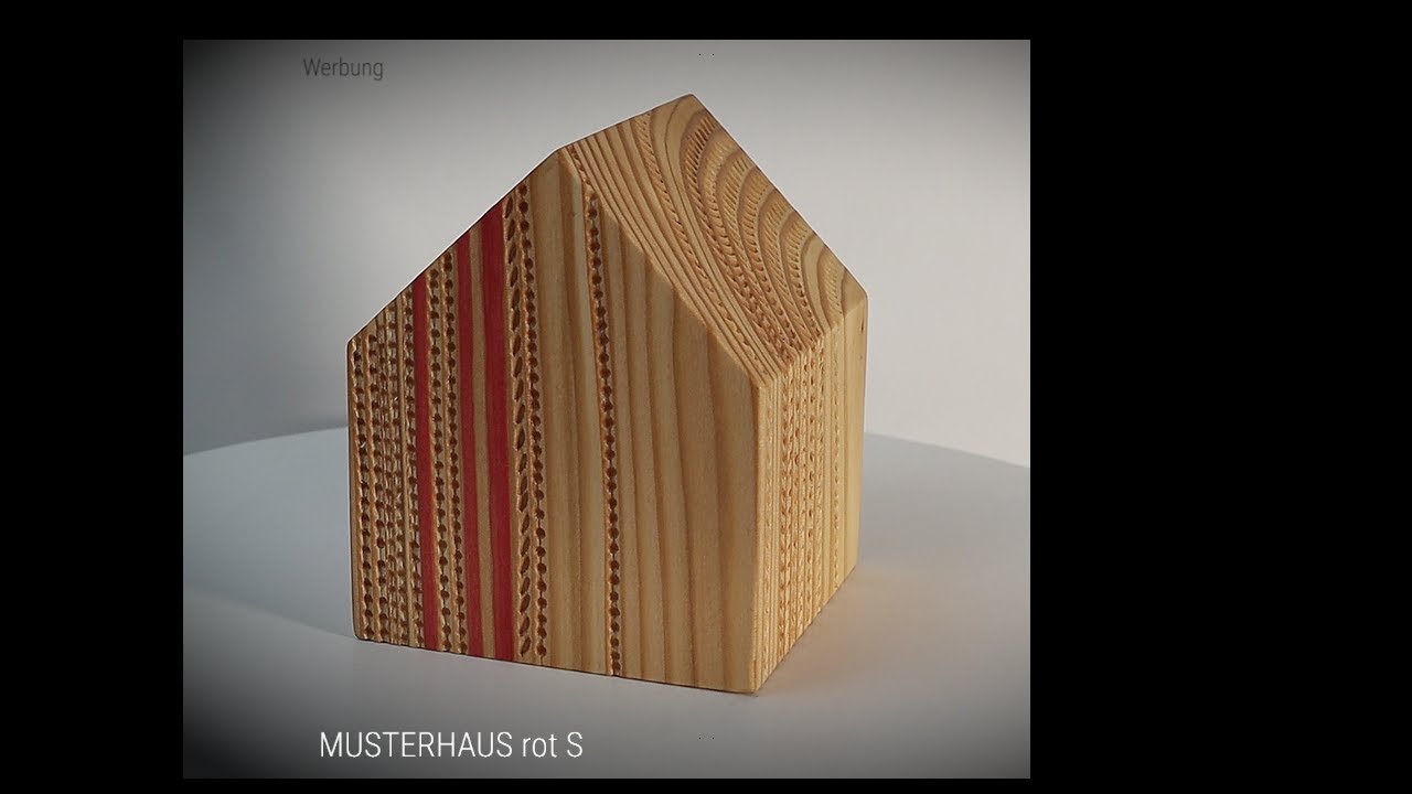 Musterhaus rot S - in freier Pr&auml;getechnik