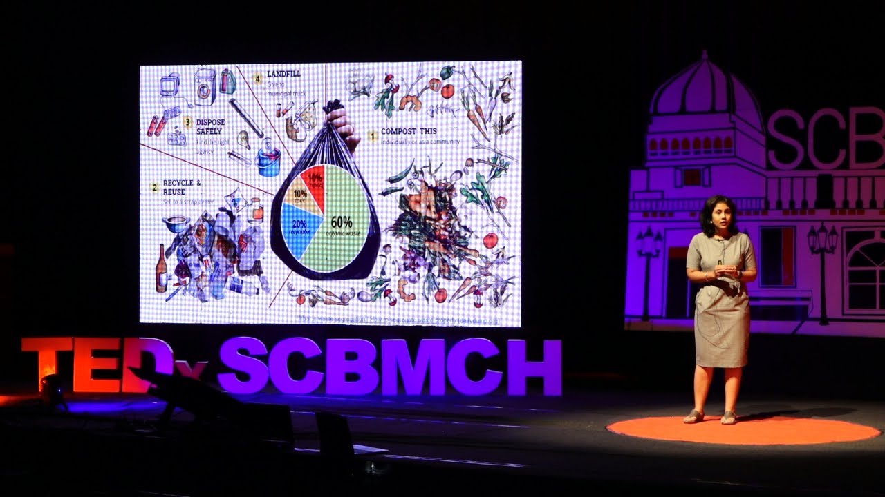 Composting - Turning Trash into Treasure | Ms Neelima Mishra | TEDxSCBMCH