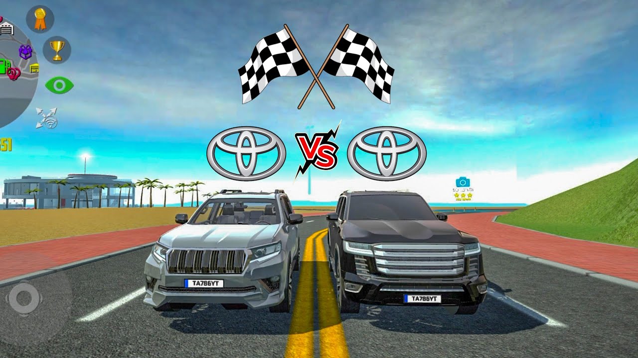 Car Simulator 2 | Toyota VS Toyota | Land Cruiser 300 VS Land Cruiser Prado | Race & Top Speed