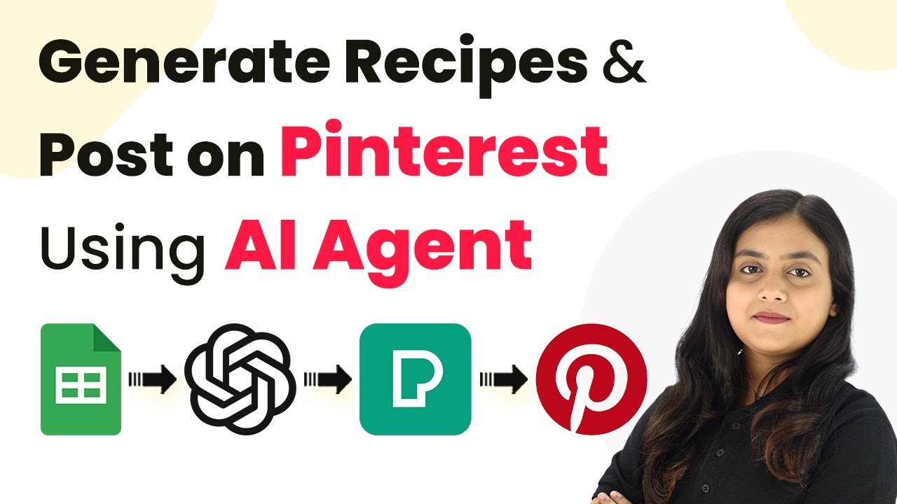 How to Generate Recipes & Post on Pinterest Using AI Agent
