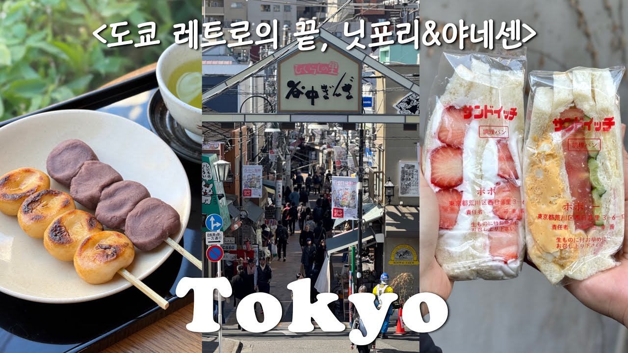 도쿄여행 N번째라면🗼고양이 마을 닛포리, 야네센 레트로 로컬투어｜일본3대 당고가게🍡｜꿀잼 야나카 상점가｜고민가 카페 도장깨기｜꽉 채운 12곳의 구글맵📍