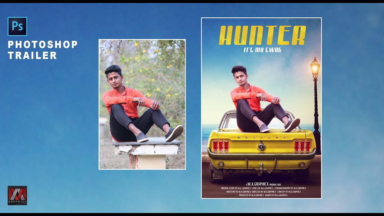 Hunter : Photoshop Effects : Motion Poster : Tutorial for This Design Coming Soon #photoshop
