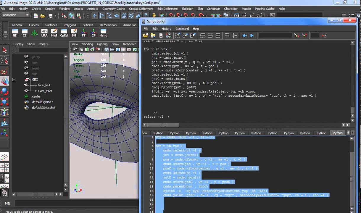 MAYA TUTORIAL:   Cartoon eyeLid rigging PT1