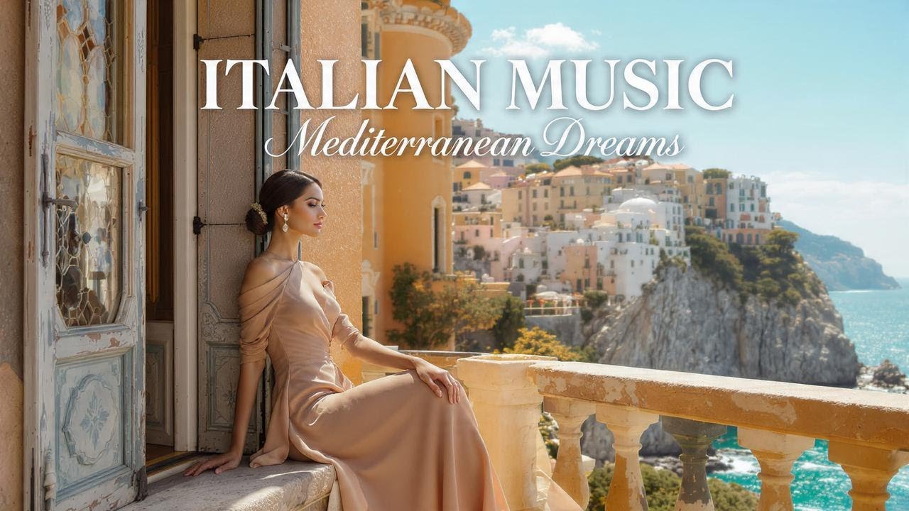 Italian Vibes & Mediterranean Beauty 🎶 Italy Scenic Calm 4K | Dolce Italia Music