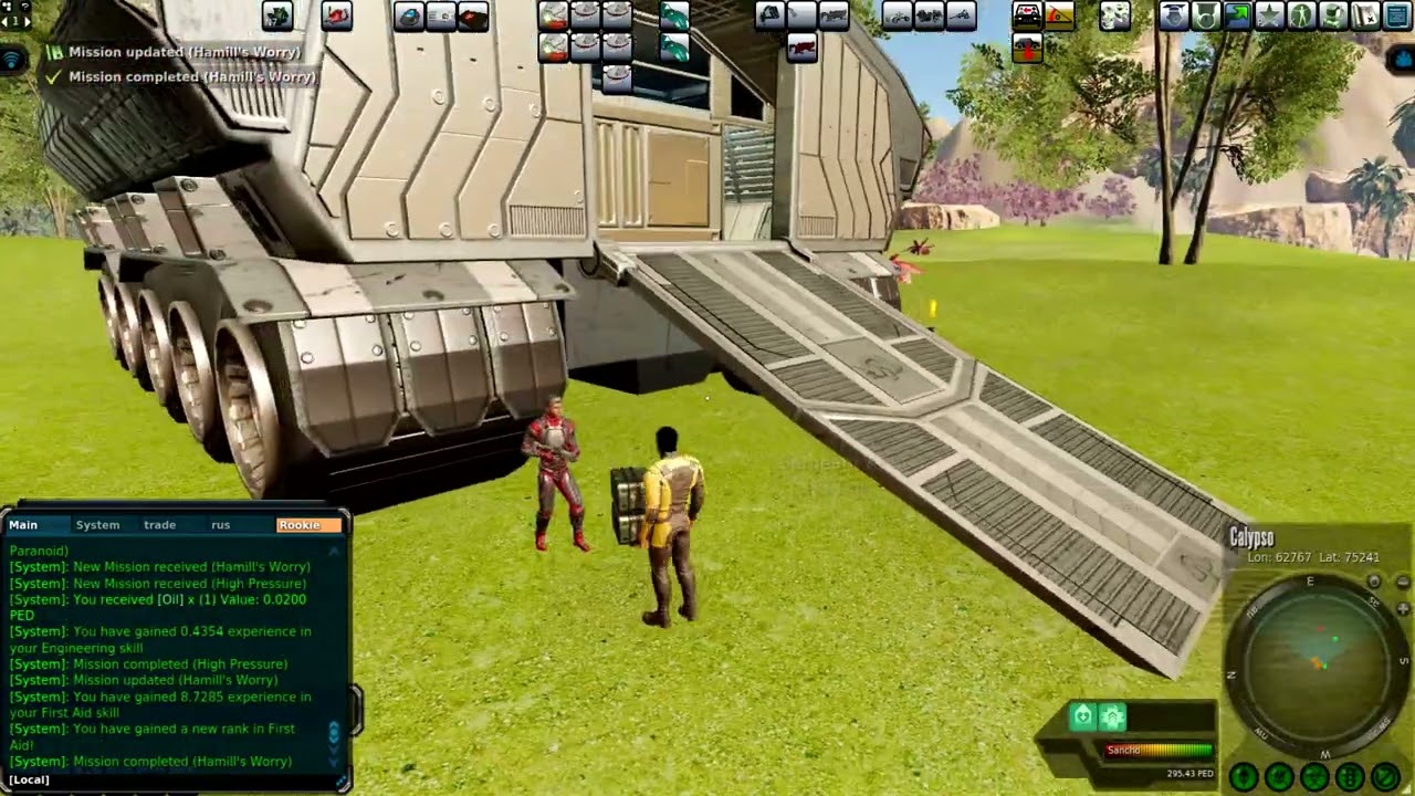 Entropia Universe - Calypso - Стартовая цепочка миссий
