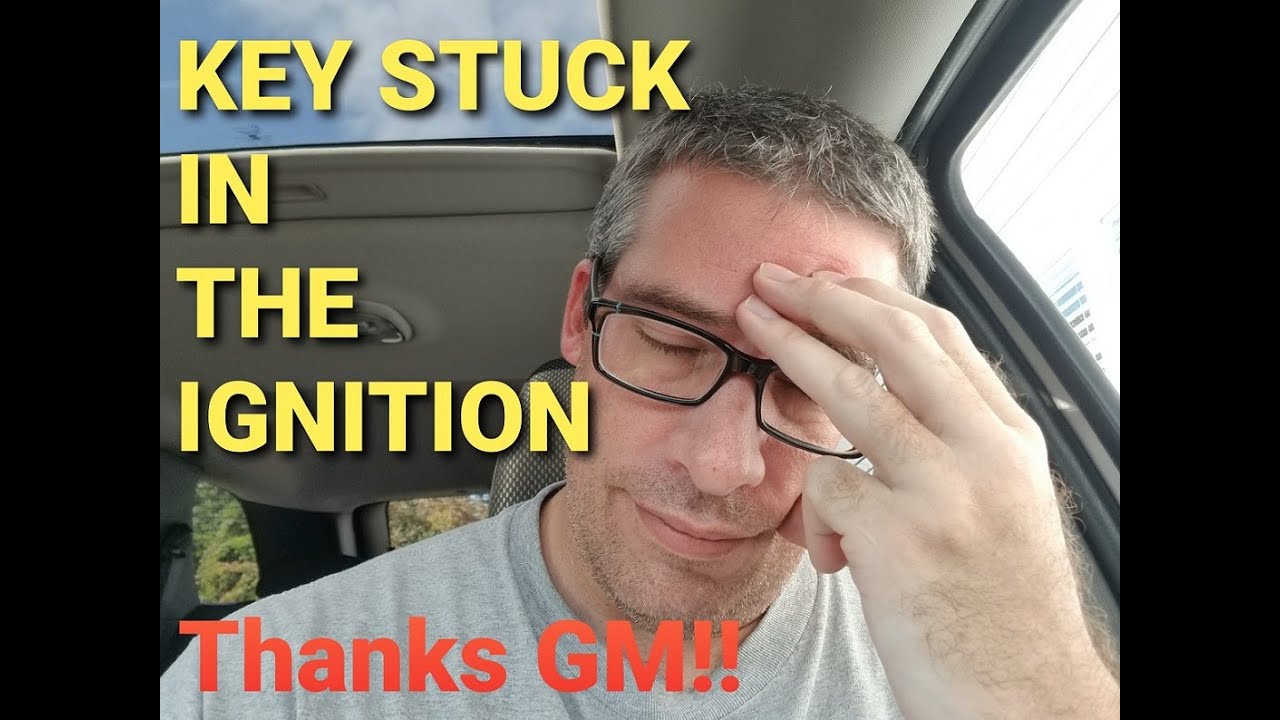 Key stuck and won't come out of the ignition. Here's how to get it out!
